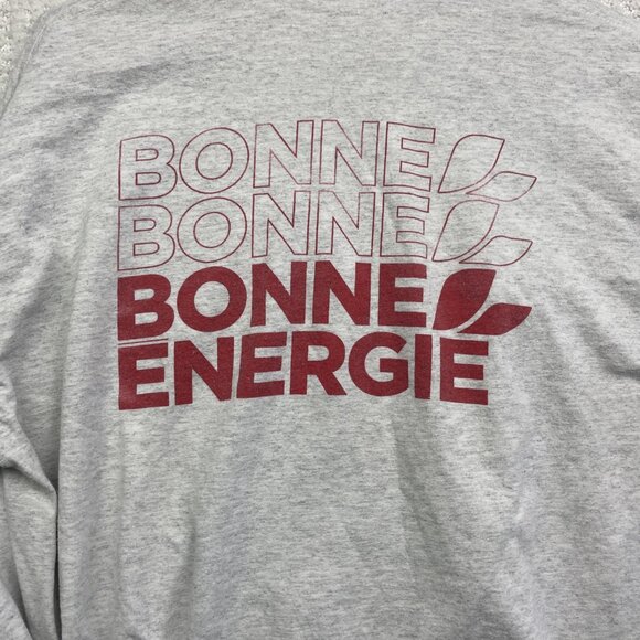 Guru Energy Long Sleeve Promo T-Shirt Men’s Sz L Gray Red Graphic Advertising - Picture 14 of 14